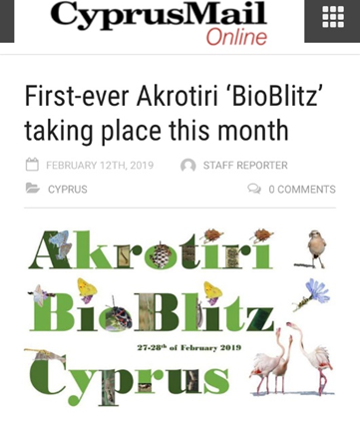 Coverage of the EU COST Action Bioblitz in local media