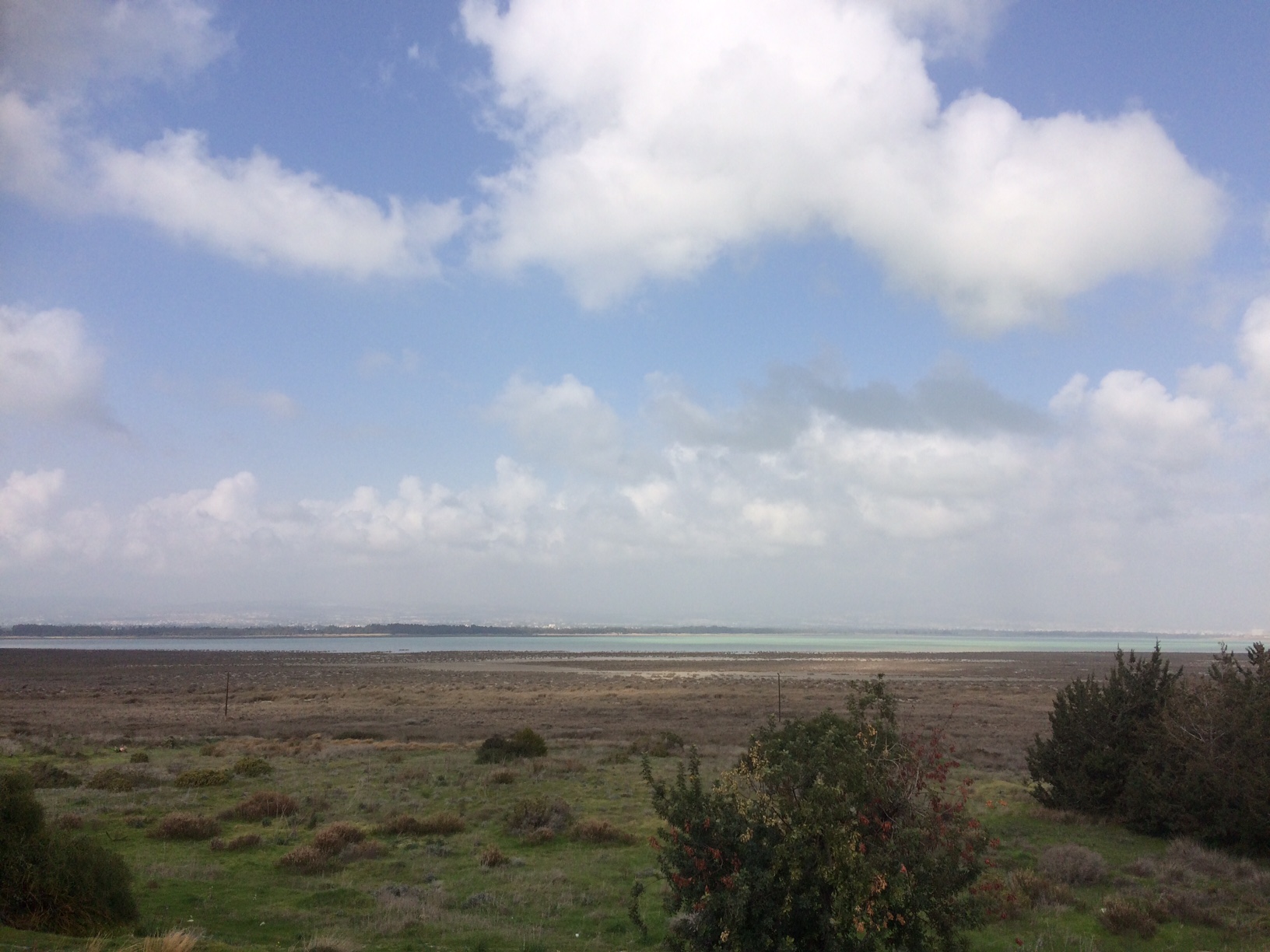 Lake Akrotiri from the viewing platform of the AEEC.